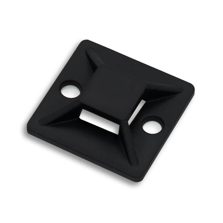 Podstawka montażowa samoprzylepna 20 x 20mm czarna do opasek zaciskowych 100 szt..png