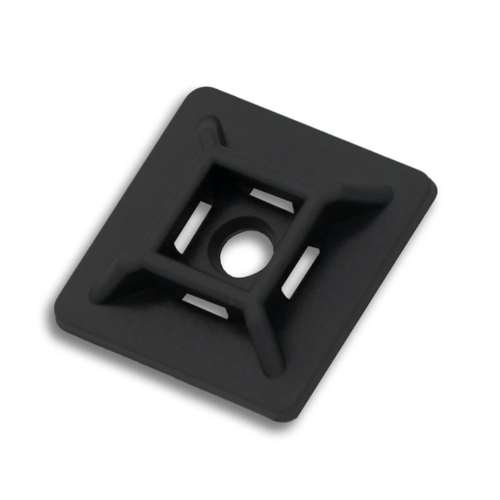 Podstawka montażowa samoprzylepna z otworem 19 x 19mm czarna do opasek zaciskowych 100 szt.png