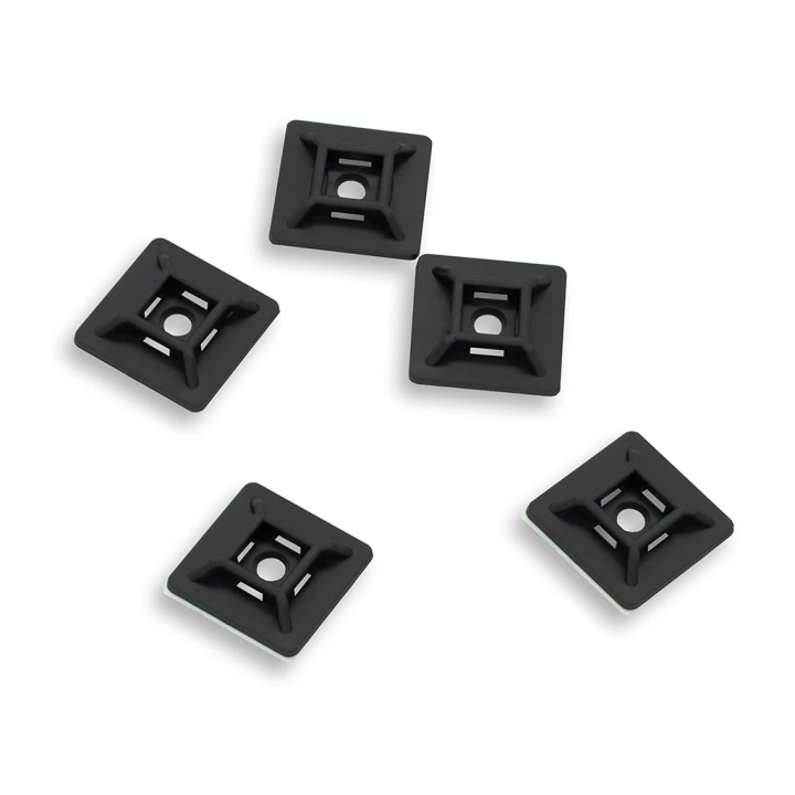 Podstawka montażowa samoprzylepna z otworem 19 x 19mm czarna do opasek zaciskowych 100 szt.png